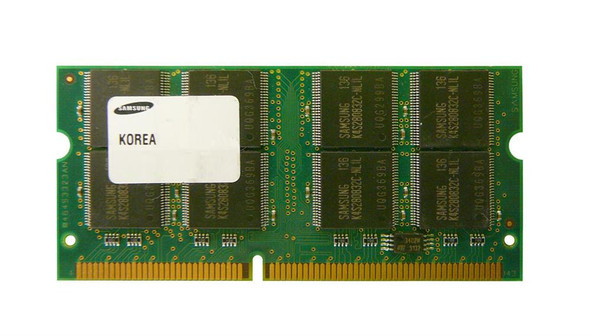 Samsung 64MB PC100 100MHz non-ECC Unbuffered CL2 144-Pin SoDimm Memory Module