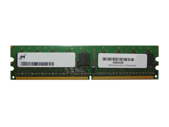 Micron 2GB 667MHz DDR2 PC2-5300 Unbuffered ECC CL5 240-Pin DIMM Dual Rank Memory