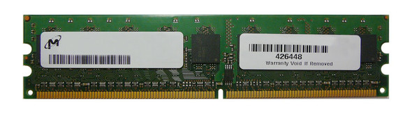 Micron 2GB PC2-5300 DDR2-667MHz ECC Unbuffered CL5 240-Pin DIMM Dual Rank Memory Module