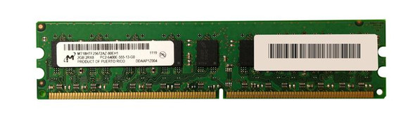 Micron 2GB 800MHz DDR2 PC2-6400 Unbuffered ECC CL5 240-Pin DIMM Dual Rank Memory