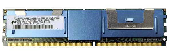 Micron 2GB DDR2-667MHz PC2-5300 ECC Fully Buffered CL5 240-Pin DIMM Single Rank Memory Module