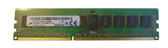 Micron 8GB 1866MHz DDR3 PC3-14900 Registered ECC CL13 240-Pin DIMM Dual Rank Memory