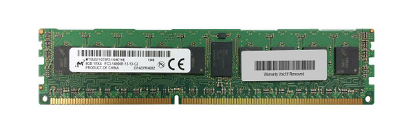 Micron 8GB 1866MHz DDR3 PC3-14900 Registered ECC CL13 240-Pin DIMM Single Rank Memory