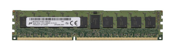 Micron 8GB 1866MHz DDR3 PC3-14900 Registered ECC CL13 240-Pin DIMM Single Rank Memory