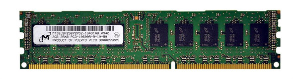 Micron 2GB 1333MHz DDR3 PC3-10600 Registered ECC CL9 240-Pin DIMM Dual Rank Memory