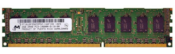Micron 2Gb (1X2Gb) 1333Mhz Pc3-10600 Cl9 Ecc Registered Ddr3 Sdram 240-Pin Dimm Memory