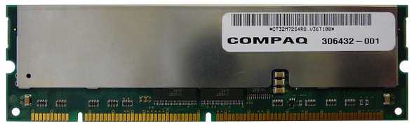 HP 256MB 100MHz PC100 ECC Registered CL2 168-Pin DIMM 3.3V Memory Module