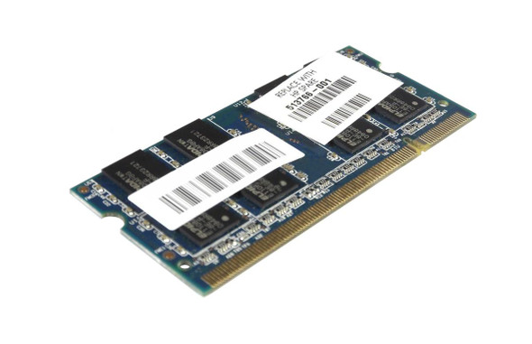 HP 2GB 800MHz DDR2 PC2-6400 Unbuffered non-ECC CL6 200-Pin Sodimm Memory