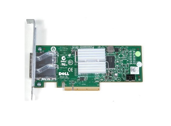 Dell 6GB Dual Port (External) PCI Express SAS Non-RAID Host Bus Adapter with Standard Bracket Card