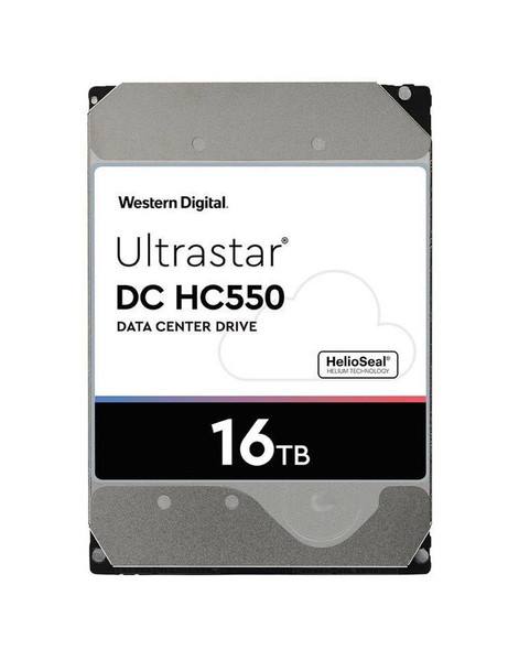 Western Digital Ultrastar DC HC550 16TB 7200RPM SAS 12Gbps 512MB Cache (SE) 3.5-inch Internal Hard Drive