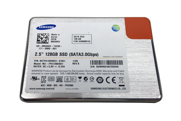 Dell 128GB SATA 3Gb/s 2.5 inch Hot Swap Solid State Drive (SSD)