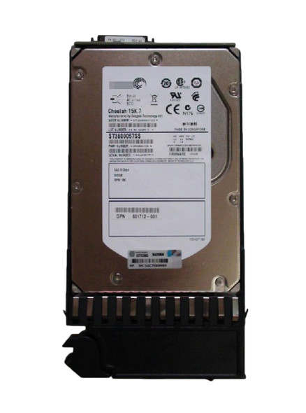 HP 600GB SAS 6Gb/s 15000RPM Hot Plug Dual Port 3.5 inch Hard Disk Drive