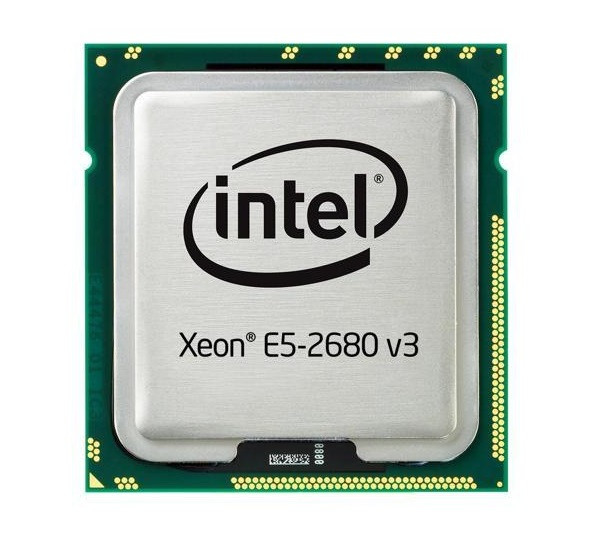 Dell Intel Xeon E5-2680V3 12 Core 2.5GHz Clock Speed 30MB L3 Cache 9.6GT/S QPI Speed CPU Socket Type FCLGA2011-3 22NM 120W Processor