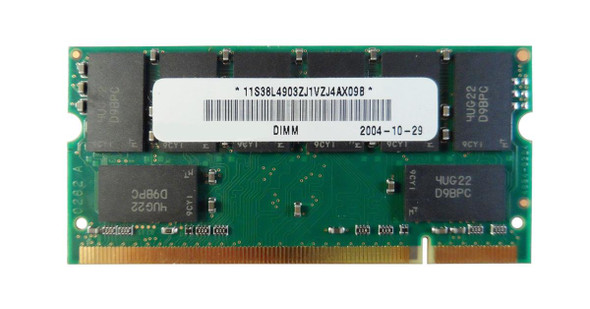 IBM 512MB DDR-333MHz PC2700 non-ECC Unbuffered CL2.5 200-Pin SoDimm Memory Module