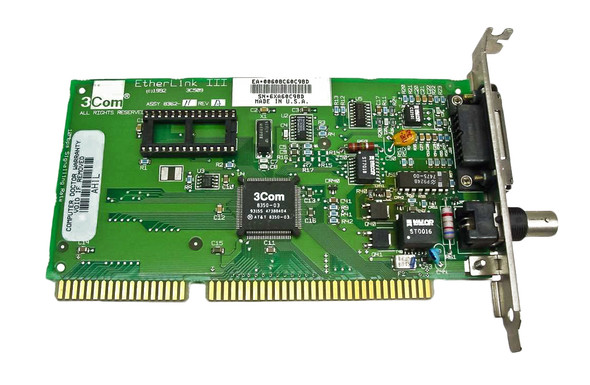 3Com 10Mb/s Etherlink III 16-Bit ISA Ethernet Network Adapter