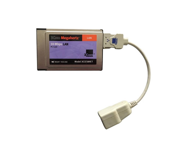 3Com 10Base-T 1 x RJ-45 Megahertz Network Adapter PC Card