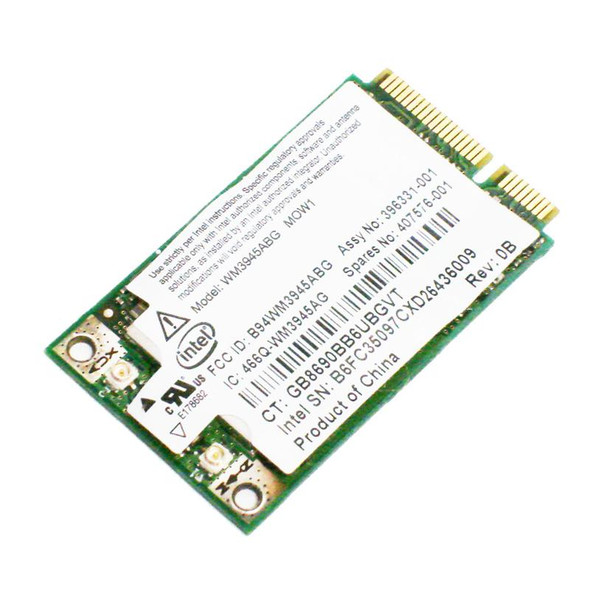 HP Broadcom 3945ABG 802.11a/b/g Wireless LAN (WLAN) Mini PCI Express Network Interface Card for 6910P NC6400 NW9440 NX9420 Notebooks