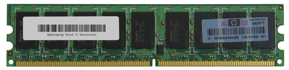 HP 2GB 667MHz DDR2 PC2-5300 Unbuffered ECC CL5 240-Pin DIMM Memory