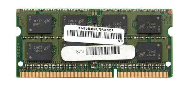 Lenovo 4GB DDR3 SoDimm Non ECC PC3-12800 1600Mhz 2Rx8 Memory