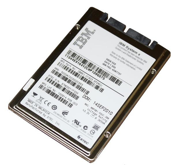 IBM 50GB SATA Non Hot Swap 1.8 inch Solid State Drive (SSD)