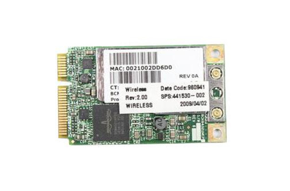 HP Broadcom Wi-Fi 802.11A/B/G/N Wireless Lan (WLAN) Mini PCI Network Interface Card