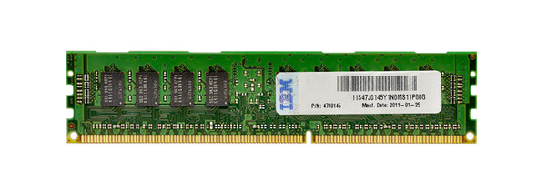 IBM 4GB 1333MHz DDR3 PC3-10600 ECC Registered CL9 240-Pin Low Voltage DIMM 1.35V Single Rank x4 Memory Module