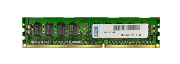 IBM 4GB 1333MHz DDR3 PC3-10600 ECC Registered CL9 240-Pin Low Voltage DIMM 1.35V Single Rank x4 Memory Module