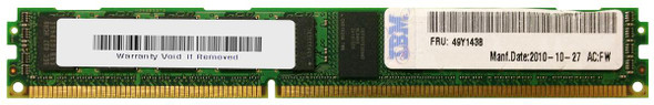 IBM 2GB 1333MHz DDR3 PC3-10600 ECC Registered CL9 240-Pin (VLP) DIMM 1.5V Dual Rank Memory Module