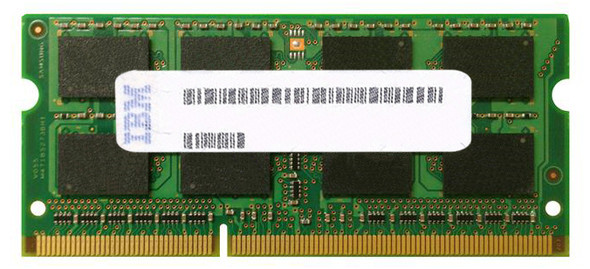 IBM 2GB DDR3-1066MHz PC3-8500 non-ECC Unbuffered CL7 204-Pin SoDimm Single Rank Memory Module