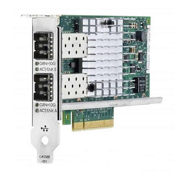 HP 2Ports 560SFP+ 10Gb/s PCI-Express 2.0 X8 Ethernet Adapter
