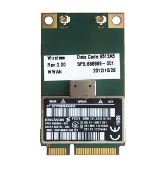 HP Ericsson F5321 HSPA WWAN Module With GPS