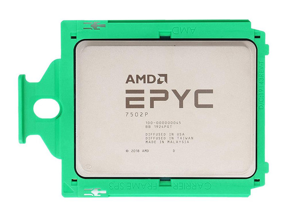 AMD EPYC 7502P 32-Core 2.50GHz 128MB L3 Cache Socket SP3 Processor