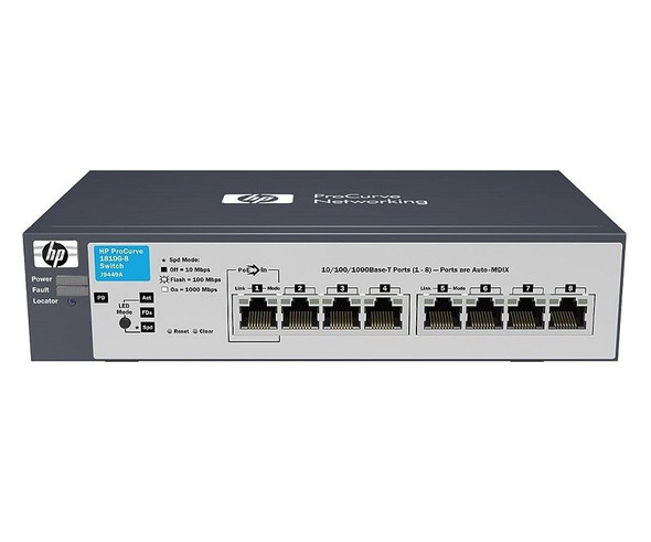 HP 8-Ports Layer 2 Managed PoE Network Switch