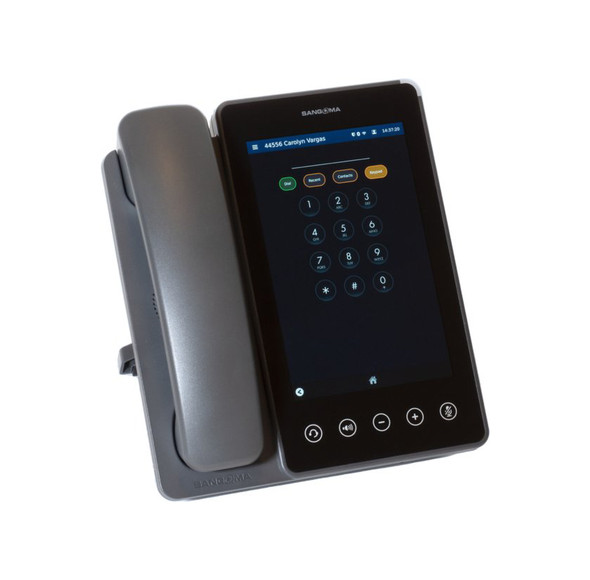 Sangoma P370 Executive 16-Lines Dual-Port Ethernet 7-inch Multi-Touch Screen Bluetooth Wi-Fi VoIP Phone Sangoma P370 Executive 16-Lines Dual-Port Ethernet 7-inch Multi-Touch Screen Bluetooth Wi-Fi VoIP Phone