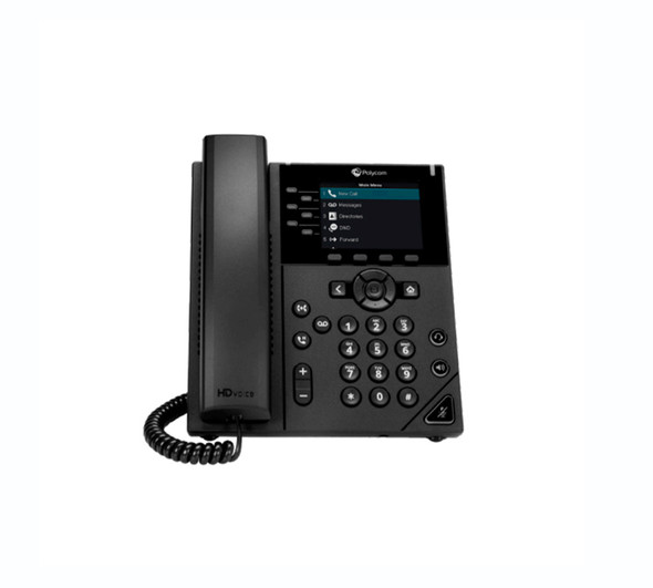 Polycom VVX 350 6-Lines Dual-Port Ethernet IP Phone