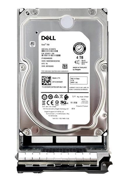 Dell 4TB SAS 12Gb/s 7200RPM 128MB Cache 512n 3.5-inch Hot-Pluggable hard Drive for Server Hard Drive