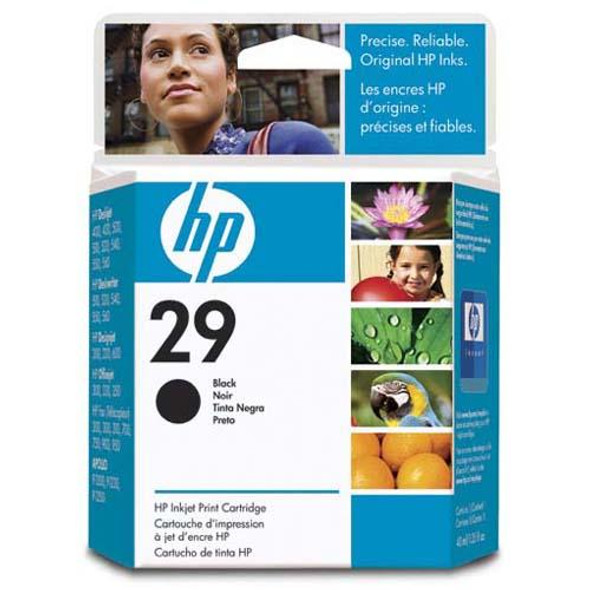 HP 29 Black Ink Cartridge Black Inkjet 720 Page 51629A 140