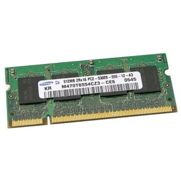 Apple 512MB DDR2-667MHz PC2-5300 non-ECC Unbuffered CL5 200-Pin SoDIMM Single Rank Memory Module for MacBook Pro