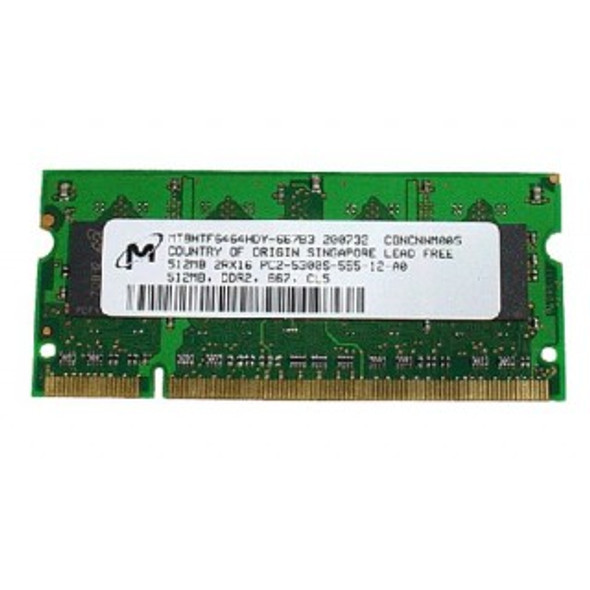 Apple 512MB DDR2-667MHz PC2-5300 non-ECC Unbuffered CL5 200-Pin SoDIMM Single Rank Memory Module for MacBook Pro