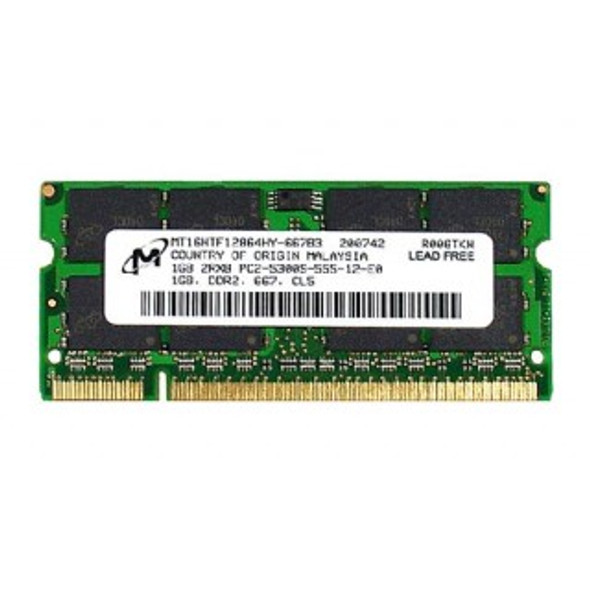 Apple 1GB DDR2-667MHz PC2-5300 non-ECC Unbuffered CL5 200-Pin SoDIMM Dual Rank Memory Module for MacBook Pro