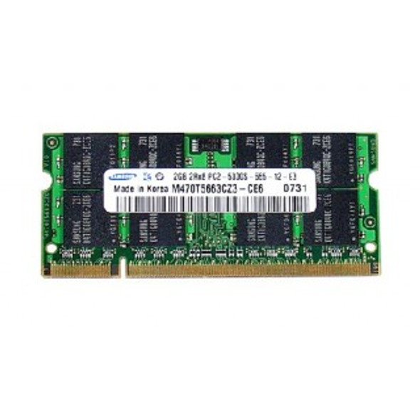 Apple 2GB DDR2-667MHz PC2-5300 non-ECC Unbuffered CL5 200-Pin SoDIMM Dual Rank Memory Module for MacBook