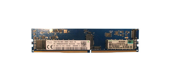 HP 16GB PC4-21300 DDR4-2666MHZ CL19 ECC Registered 288-Pin NVDIMM 1.2V Single Rank X4 Memory Module For ProLiant Gen10 Server