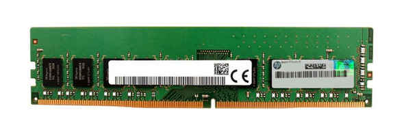 HP 8GB 2400MHz DDR4 PC4-19200 Unbuffered ECC CL17 288-Pin DIMM 1.2V Single Rank Memory