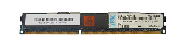 IBM 8GB 1600MHz DDR3 PC3-12800 Registered ECC CL11 240-Pin DIMM Dual Rank Memory