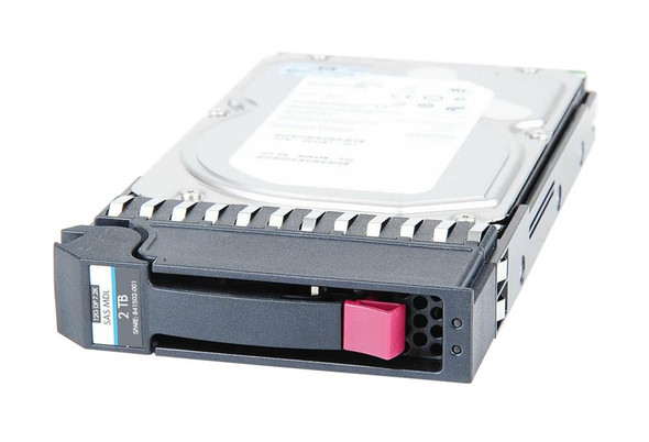 HP 2TB SAS 12Gb/s 7200RPM Midline 512E 3.5 inch Hard Disk Drive with Tray