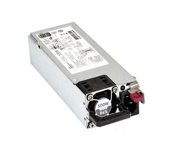 HP 500Watts 100V-240V PFC Passive 80 Plus Platinum Power Supply for ProLiant DL380 G10