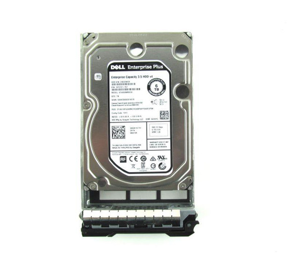 Dell 6TB SAS 12Gb/s 7200RPM 3.5 inch Hard Disk Drive Gen13 with Tray