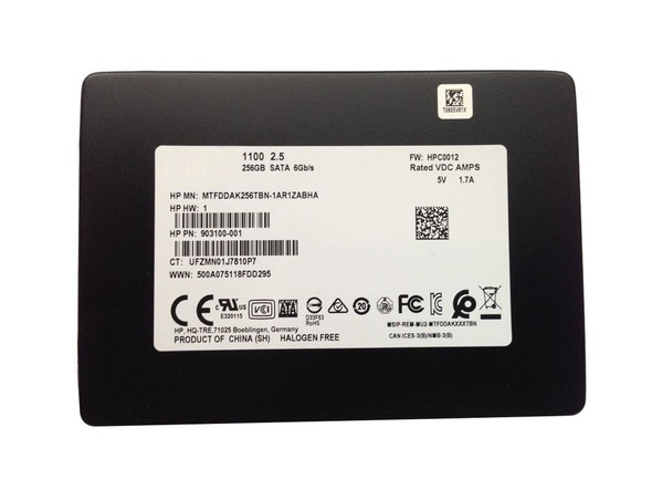 HP / Micron 1100 256GB SATA 6Gb/s 2.5 inch Solid State Drive (SSD)