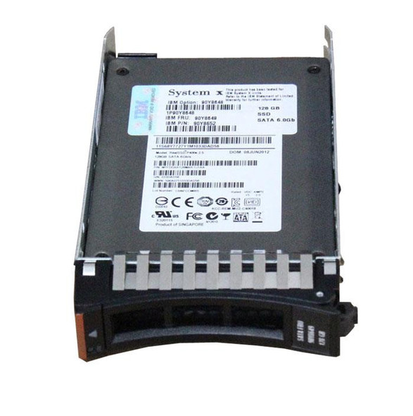 IBM 128GB Multi Level Cell (MLC) SATA 6Gb/s Hot Swap 2.5 inch Solid State Drive (SSD)
