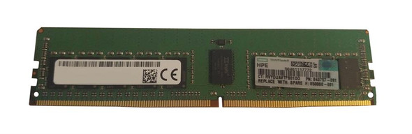 HPE 16GB 2666MHz DDR4 PC4-21300 Registered ECC CL19 288-Pin DIMM 1.2V Single Rank Memory